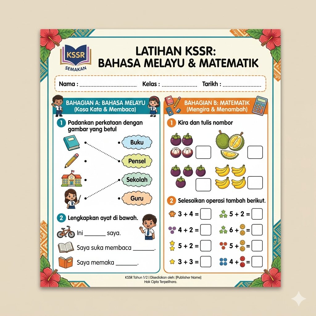 Worksheet KSSR